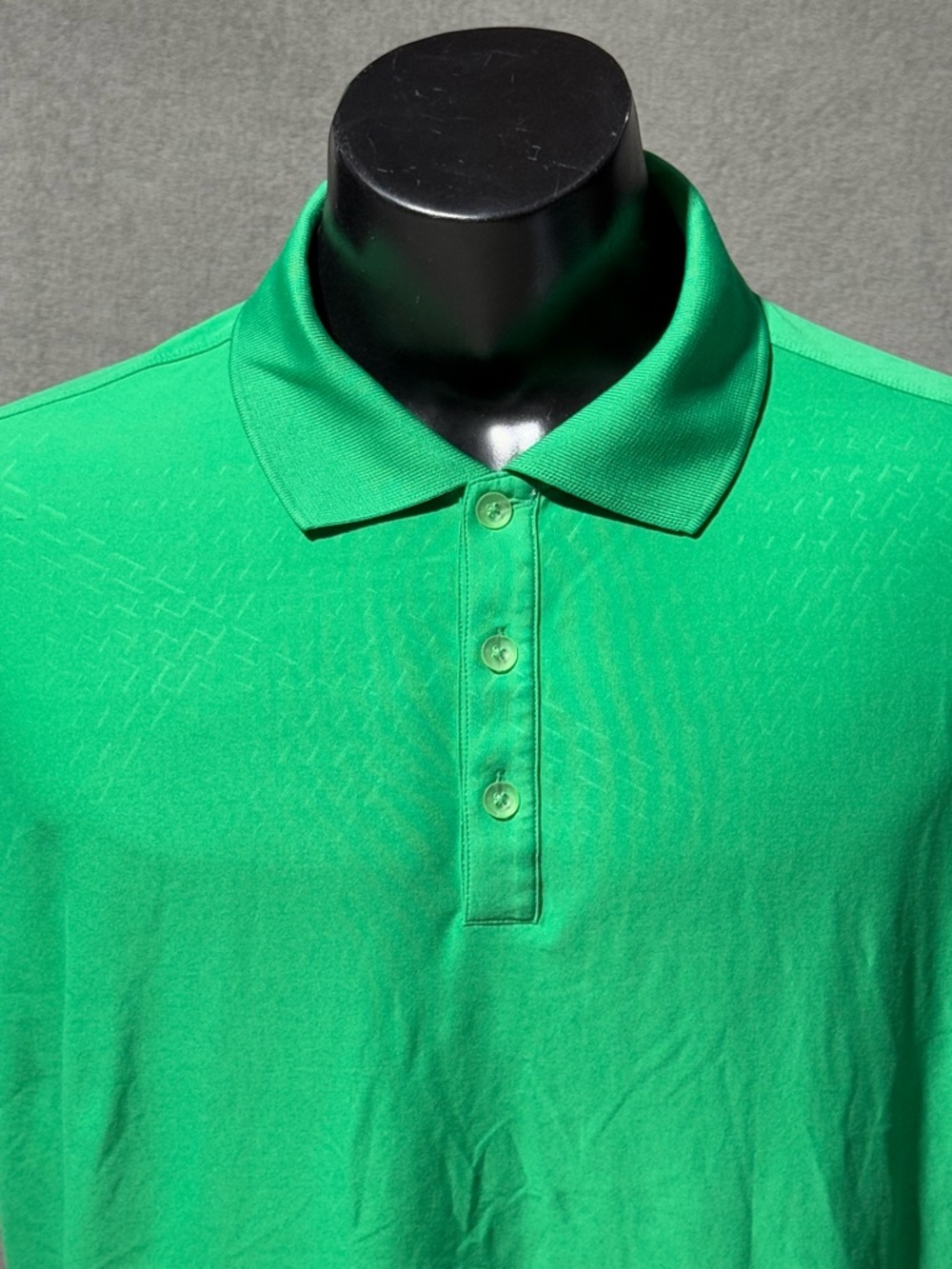 Nike Golf Polo Tour Performance Shirt Men's Size Large L Green Short Sleeve